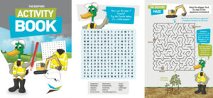 Photo of an activity book created by Ebsford Environmental